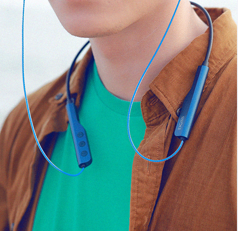 挂脖式蓝牙耳机